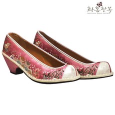 여자굽낮은한복신발