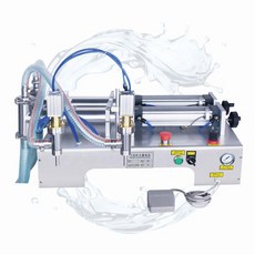 반자동 액체 충전 기계 세제 화학 샴푸 우유 주스 오일 공압 피스톤, EU, 30-300ML, 220V, 1개