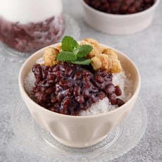 싸리재 국산 팥빙수 재료세트(팥빙수 팥 250g+한입인절미 200g+콩가루 20g) 빙수재료, 470g, 1세트