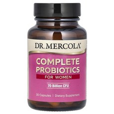 Dr. Mercola Complete Probiotics (70 Billion CFU)닥터머콜라 컴플리트 프로바이오틱스 30캡슐, 30정, 1개 - 닥터머콜라유산균