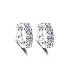 실버미니링귀걸이