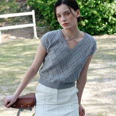 아워코모스 comos 1116 fisher structure strap knit light gray