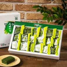 [K쇼핑](팜) 강원도 정선 아리아리떡사랑 수리취찹쌀떡(18개)+인절미(18개) 1.4kg, 소
