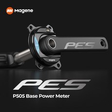 크랭크 MAGENE 파워 미터 PES P505 베이스 4 볼트 110BCD 24MM 케이던스 페달 밸런스 앤트 스틸 스핀들 체, 3) 172.5mm,1) 50-34T_1) 50-34T, 1개