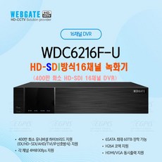 HD-SDI 16채널 400만화소 녹화기(웹게이트 WDC6216F-U) 외 추가상품, HD-SDI (웹게이트 WDC6216F-U) - wdc6216f-u