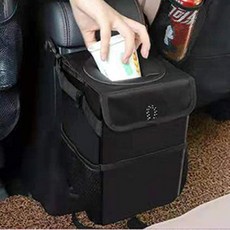 자동차 쓰레기통 뒷자리 휴지통 뒷좌석 포켓 고급형 봉투, 1개
