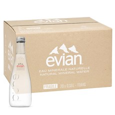 라이크데이 내가 찾던 에비앙생수 미네랄워터 330ml, 20개
