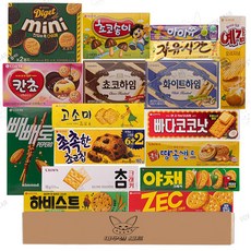 [여우별 세트]과자5호 실속 사무실 간식 과자 세트 17종, 1개