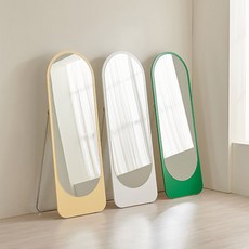 [삼익가구]모라 아치형 대형 전신거울 600(거치대 포함), 화이트