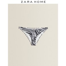 ZARA 자라 홈 여성 홈웨어 zebra 무늬 비키니 팬티 섹시 인스 윈드 수영복 보텀스 41461610800