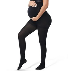 Beister 임산부 팬티 스타킹 복부 지지대가 있는 하이 웨이스트 임산부 레깅스 불투명 클로즈드 토 임산부 타이츠 블랙., 블랙