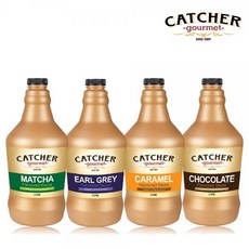 catcher 캐처소스 얼그레이 말차 카라멜소스 초코소스, 2. 말차(녹차)소스 2L, MD_말차(녹차) 소스 2L_N