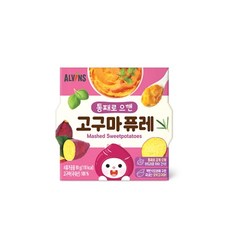 엘빈즈 통째로 으깬 곡물퓨레, 고구마퓨레, 1개