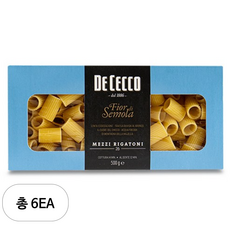 데체코 피오르디세몰라 메찌 리가토니 파스타, 500g, 6개