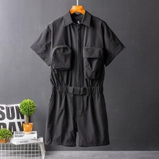 남녀공용반팔반바지점프수트