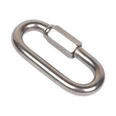 1Pc 스테인레스 스틸 클라이밍 기어 Carabiner 빠른 링크 안전 스냅 훅 M3/M3.5/M4/M5/M6/M7/M8/M9/M10 체인 연결 링, M3.5, CHINA