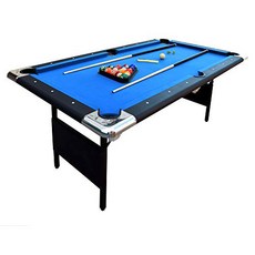 Hathaway Fairmont Portable 6-Ft Pool Table for Families with Easy Folding for Storage Includes Ball, nullSET