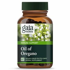 (미국직배) 가이아허브 오레가노오일 60정 Gaia Herbs Oil of Oregano Vegan Liquid Capsules 60 Count, 1개
