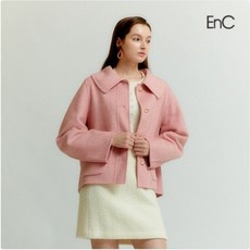 (EnC) 23FW 캐시미어 울 블렌디드 핸드메이드 코트 (ENJH34T51A)