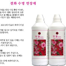 민플 1 000ml 생화 수명연장제 (국산) 대용량, 1개, 0.01l