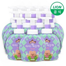 아이깨끗해X어프어프 대용량 핸드워시 490ml 용기 12개 숲속향기