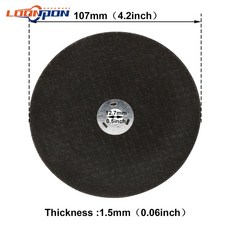 도자물레 레진 커팅 금속 디스크 드레멜 터닝 75mm 107mm 125mm 230mm 355mm 개, 90.107mm - 50pcs