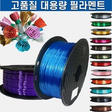 3D프린트 무독성 친환경 필라멘트 PLA 1Kg 1.75mm, 필라멘트색상-31투명오렌지