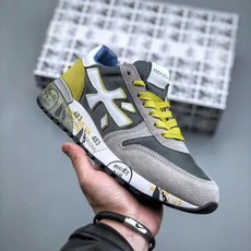 PREMIATA 남성용 통기성 캐주얼 신발 라이트닝 스케이트보드 러닝화 학생 커플 야외 스니커즈 Eur40-45 패션