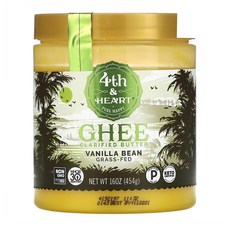 4th Heart 기 버터 바닐라 빈 454g Ghee Butter Vanilla, 2kg, 1개