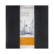 하네뮬레 D&S 스케치북 BLACK 정방 19.5 x 19.5 cm 140g, 19.5 x 19.5cm, 80매