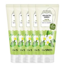 [T]더샘 힐링 티 가든 그린티 클렌징 폼, 5개, 150ml