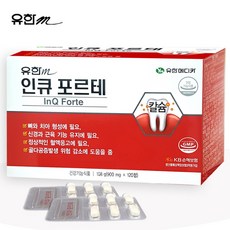 유한메디카 인큐포르테 치아칼슘 프로폴리스 리소짐 옥수수수염추출물, 120정, 1개