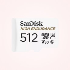 샌디스크 블랙박스전용 마이크로 SD SDSQQNR, 512GB, 1개