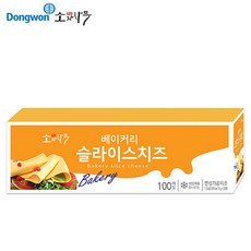 소와나무 베이커리슬라이스치즈100매입x1팩/냉장, 1.8kg, 1개