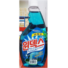 세척 업소 세정제 유리용 리필 500ml 유리 세정 세정제/세척제/순간세척제/순간세정/업소용윈덱스/유리세정제/유리용/유리세정/리필용, 12개
