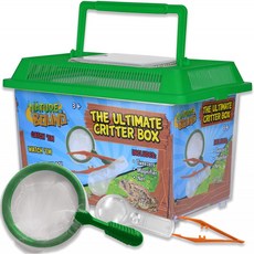 네이처 바운드 - 실내/외 곤충 채집을 위한 Ultimate Critter Box Haditage Kit - 네트 핀셋 돋보기를 포함 - 소년 소녀를, 단일옵션