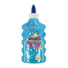 종이나라 머메이드컬러 액체 풀 180ml 반짝반짝, 파랑, 1개