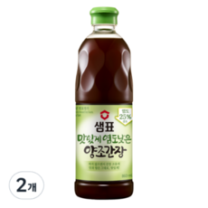 샘표 샘표 맛있게 염도낮은 양조간장 860ml 풍미 완내스 쏘울푸드 캠핑요리 기사식당, 22개