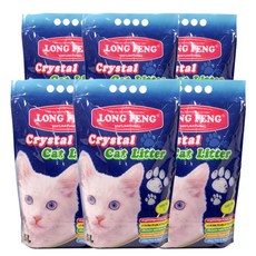 룽펑크리스탈 라벤더향 실리카겔 5Lx6개 (LONGFENG-04), 5L, 6개, 상세 설명 참조