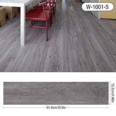 접착식 목재 그레인 바닥 벽 스티커 모던 스타일 거실 변기 주방, 1개, B.(91x15cm) 15 piece