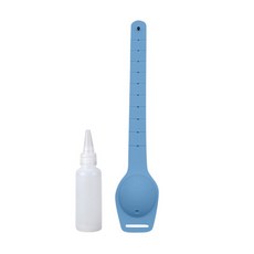 새로운 재사용 가능한 손 소독제 팔찌 디스펜서 휴대용 실리콘 디스펜서 펌프, Blue with Bottle