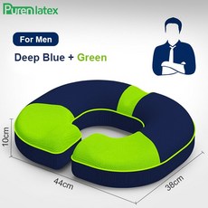 purenlatex 정형 치질 치료 베개 메모리 폼 쿠션 미골 통증 완화 donut pillow for home office car