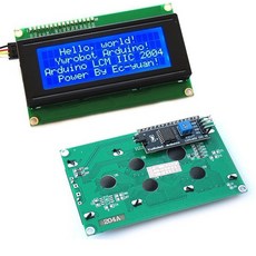 아두이노 LCD 블루 20x4 IIC I2C 모듈 2004 Arduino, L0211. 아두이노 LCD 2004, 1개