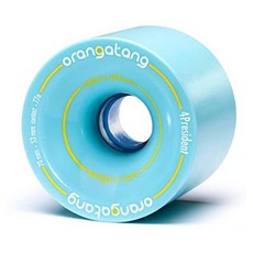 Orangatang 4 President 70 mm Cruising Longboard Skateboard Wheels (Set of 4), Purple, 83a_One Size, Purple, 83a