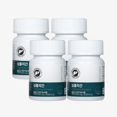 심플리케어 심플리간 간영양제, 60정, 4개
