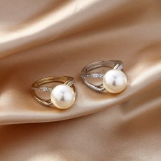 미니골드담수진주반지