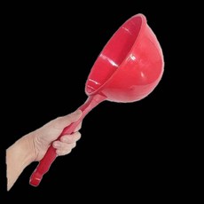 다용도 자루 PP 손잡이바가지 레드 특대 자루바가지 93000EA