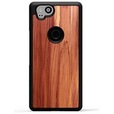 Carved Pixel 2 Eastern Red Cedar Wood Traveler Protective Case Unique Real Wooden Phone Cover (Rub, Cedar_One Size, Cedar_One Size