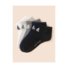 빈폴 BEANPOLE KIDS 베이직 여름 양말 5족 SET 화이트 BI53KTU011 188448