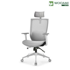 우아미가구 쿨백 사무용 컴퓨터 학생 책상 의자 WC-01, 블랙, 그레이